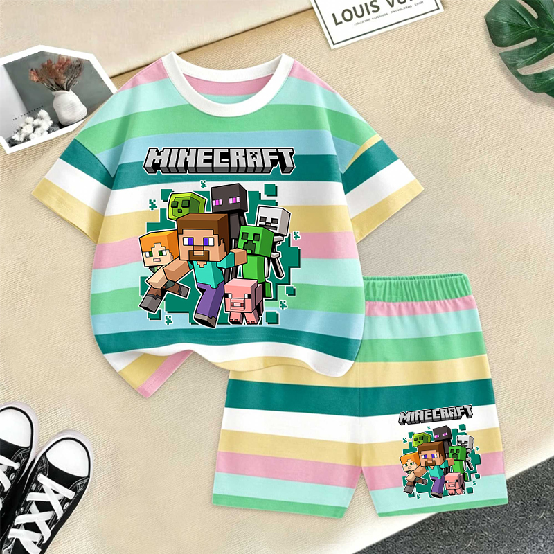 Baby Clothing Gift Set - Minecrafted Girl boy Summer T shirt
