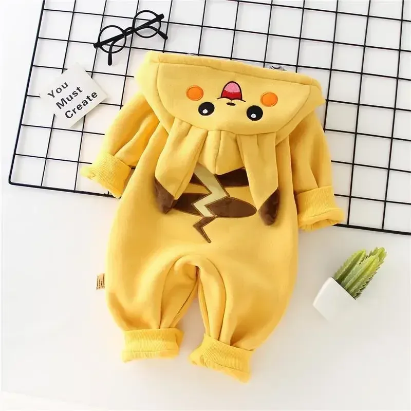 Baby Sleep Suit - New Cute Cartoon Pokemon Pikachu Baby