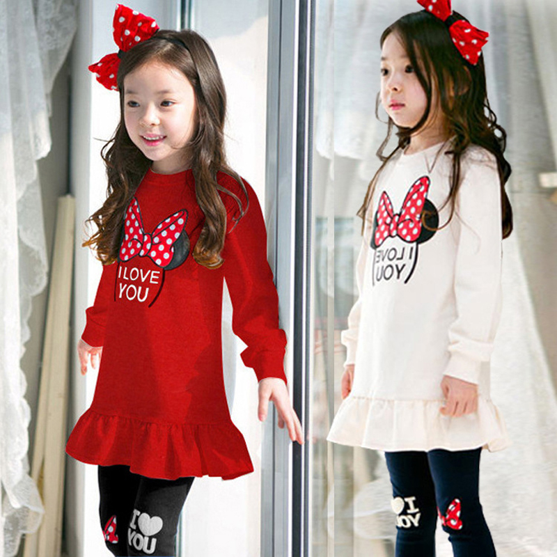Toddler Legging Set - Kids Clothing Set Spring Autumn Cartoon