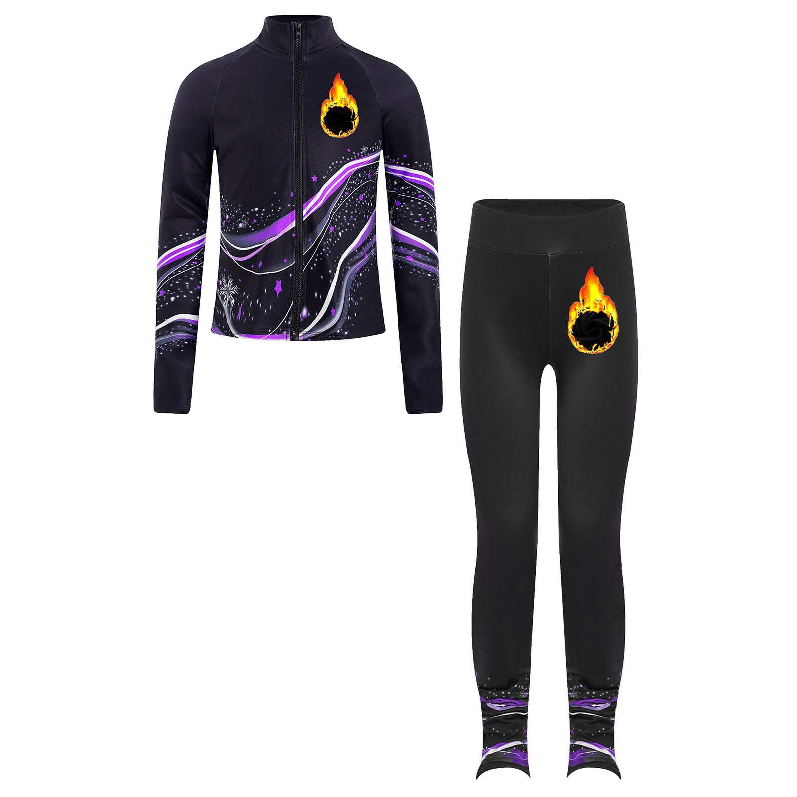 Kids Girls Fleece Sports Gymna - Toddler Legging Set avis et prix