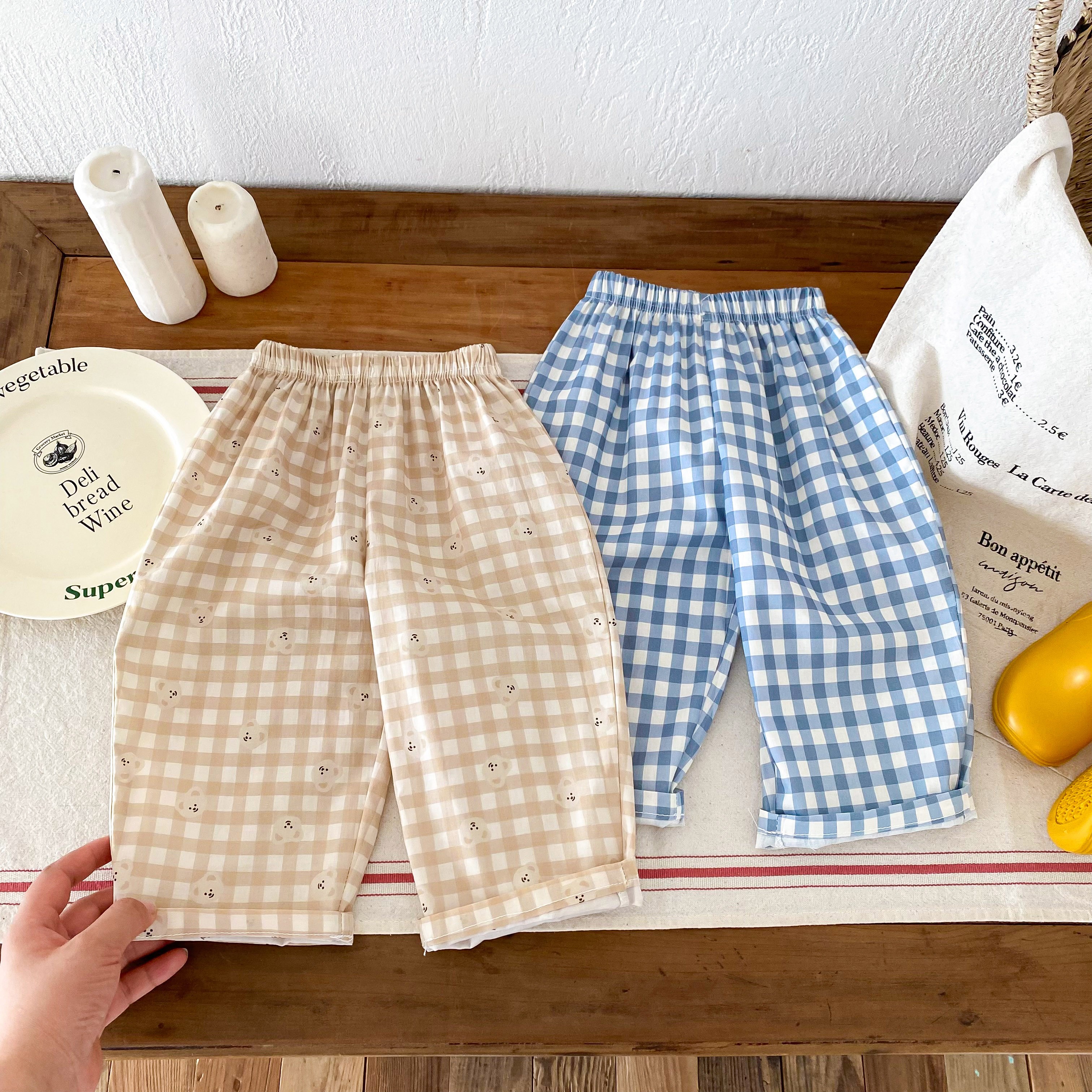 Fashion Plaid Pants Kids Boys  - Baby Boy Clothing Zara avis et prix