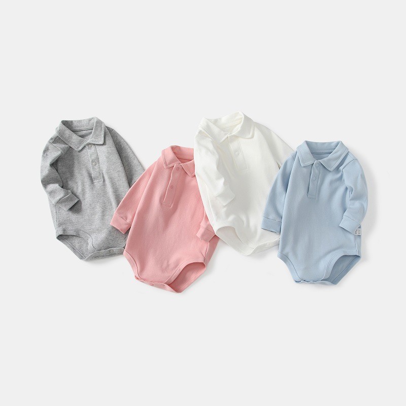 Baby Polo Collar Bodysuit 100% - Baby Sleep Suit avis et prix