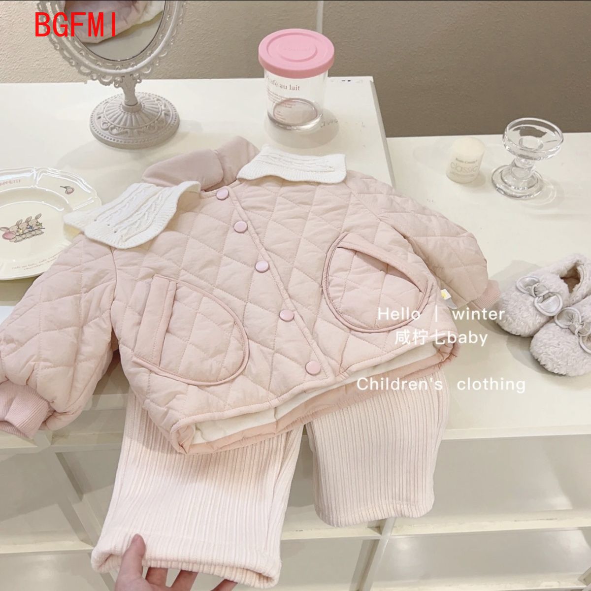 Girls Pink Velvet Inner Cotton - Baby Clothing Quilt avis et prix