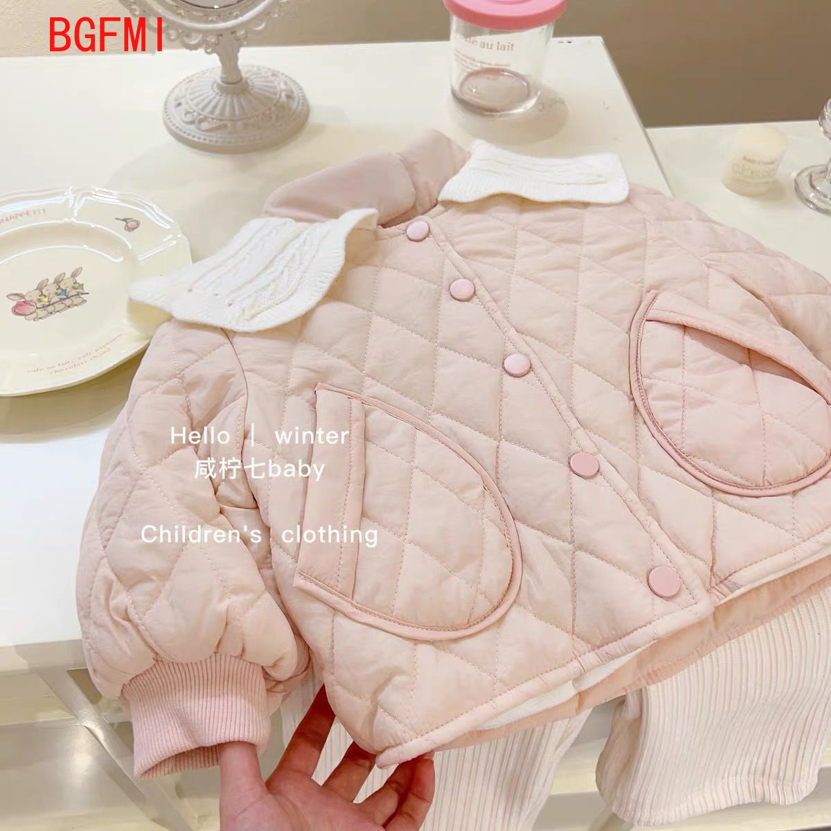 Girls Pink Velvet Inner Cotton - Baby Clothing Quilt avis et prix