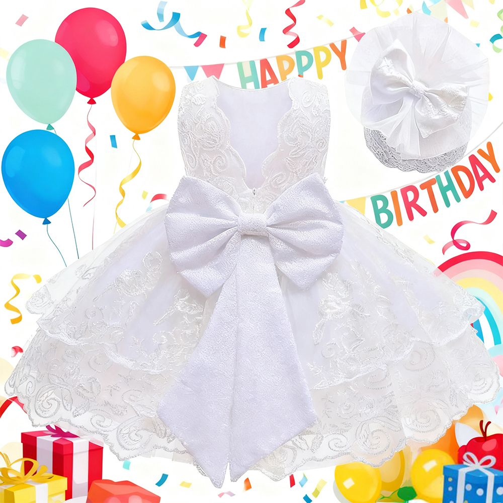 Newborn White Baptismal Costum - Baby Clothing Gift Set avis et prix