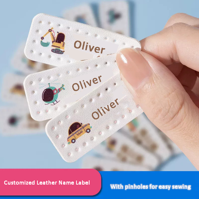 Customized Leather Laser Name  - Baby Clothing Labels avis et prix