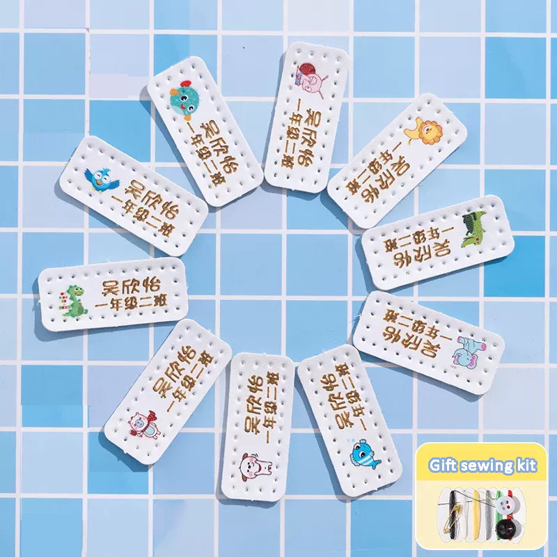 Customized Leather Laser Name  - Baby Clothing Labels avis et prix