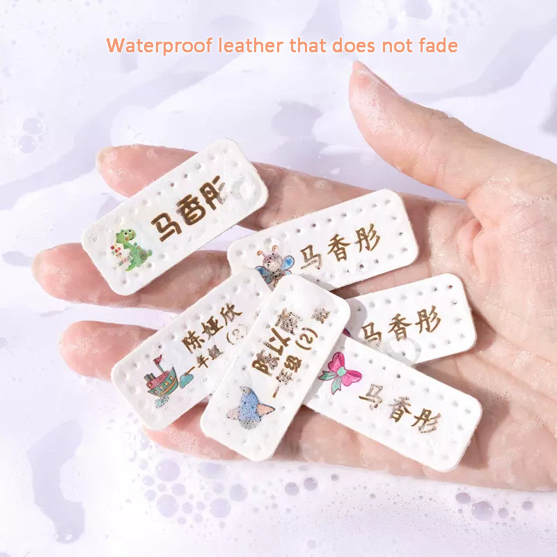 Customized Leather Laser Name  - Baby Clothing Labels avis et prix