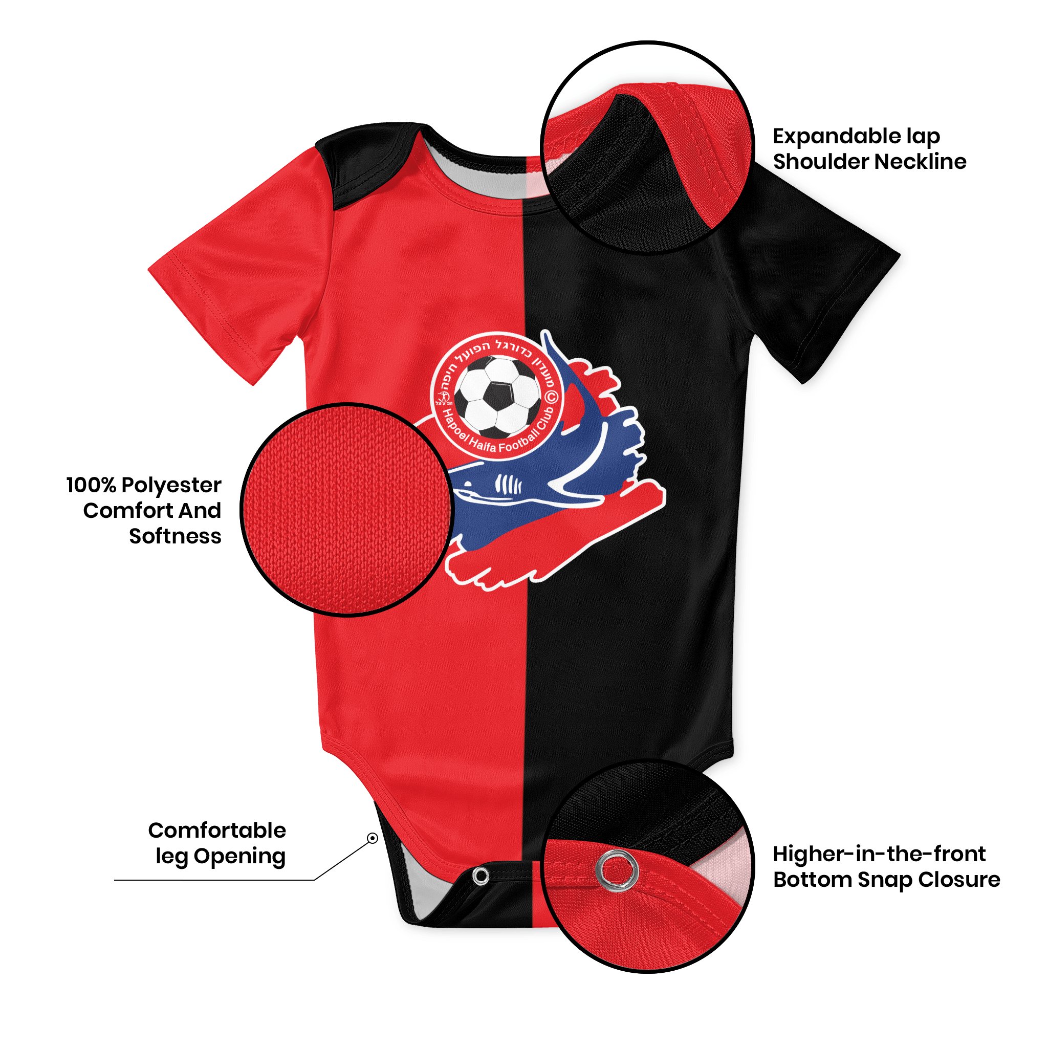 Hapoel Haifa Baby Bodysuit Uni - Baby Sleep Suit avis et prix