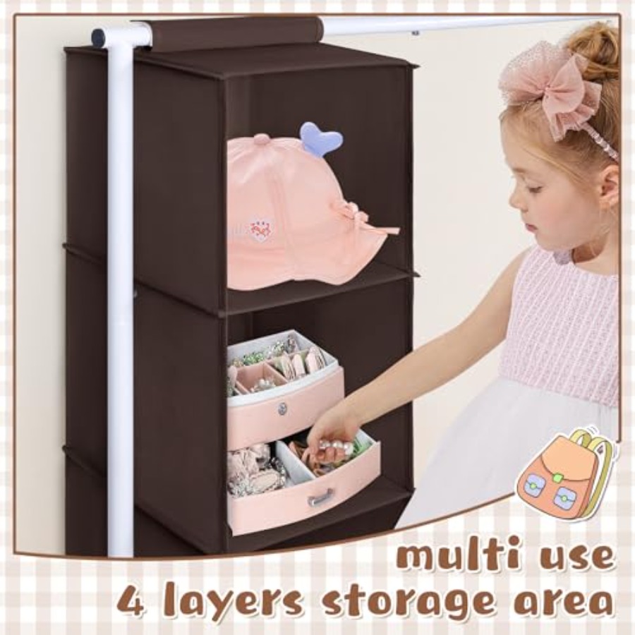 Clothing Rack with Hanging Org - Baby Clothing Hanging Rack avis et prix