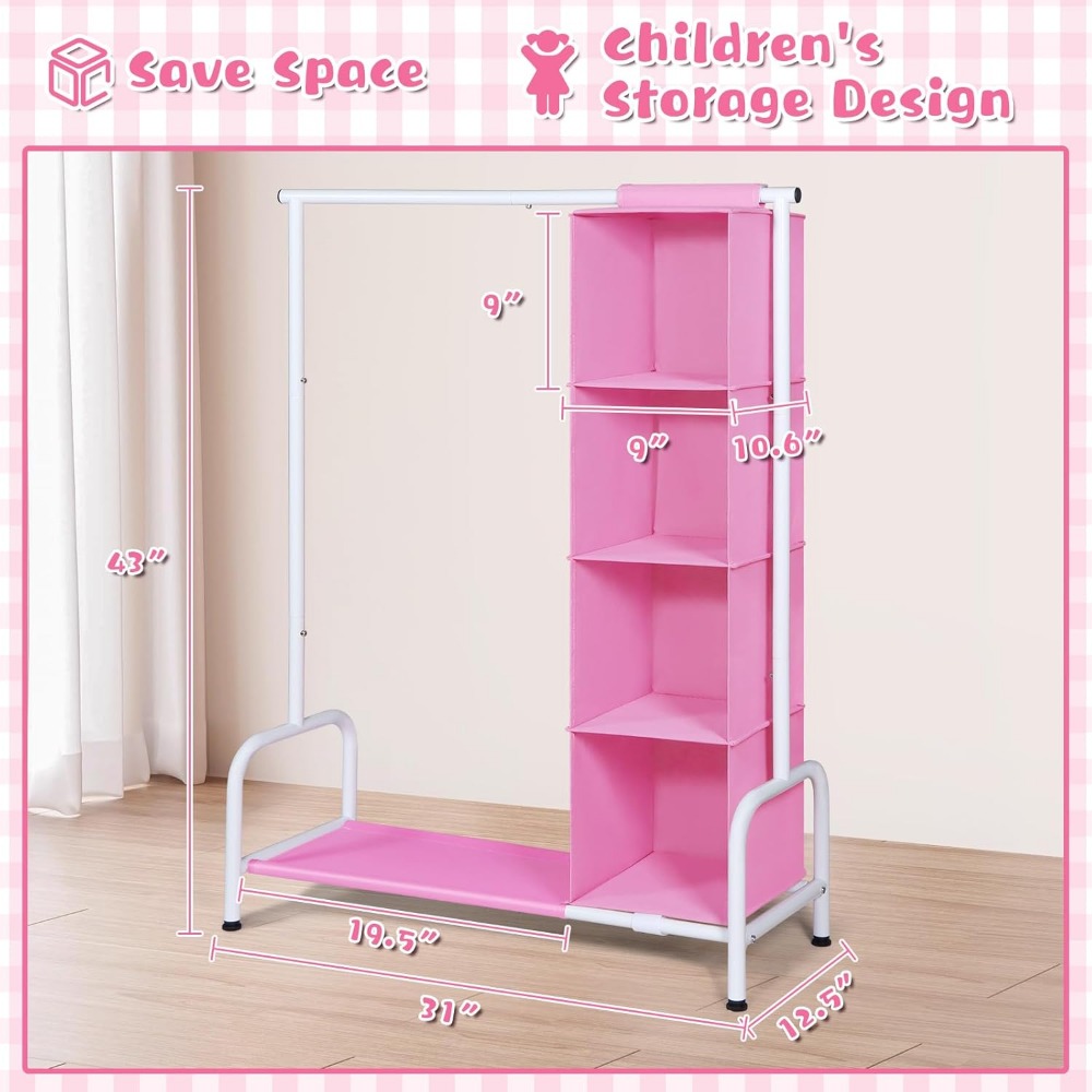 Tall Kids Clothing Rack with H - Baby Clothing Hanging Rack avis et prix