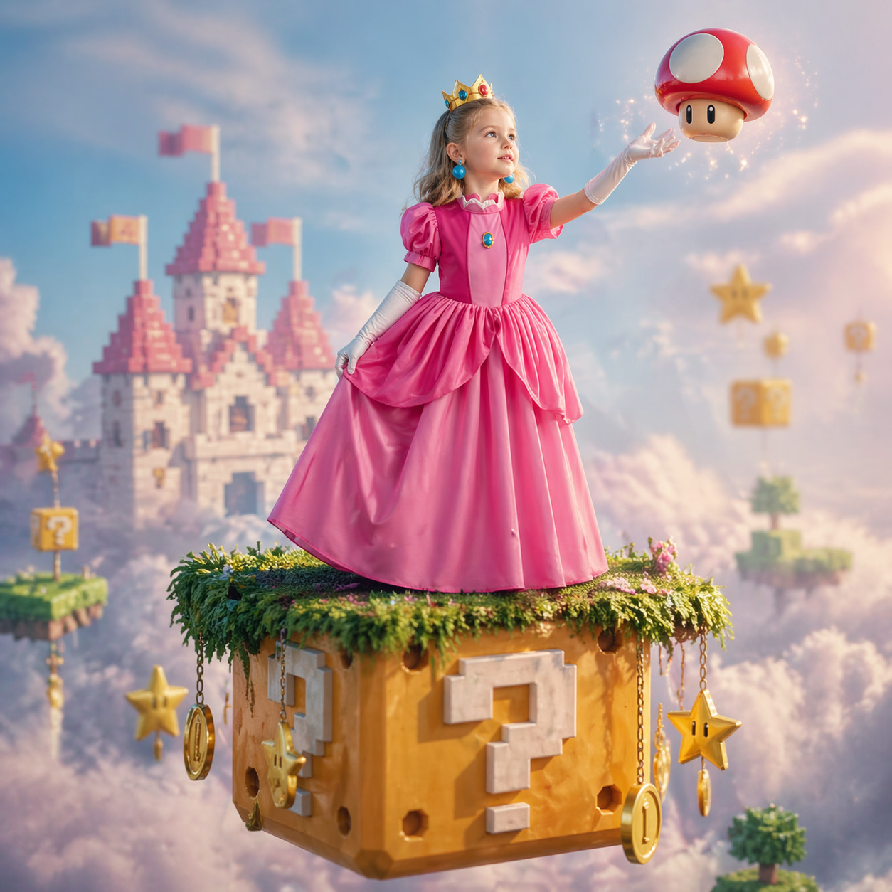 Princess Peach Style Dress Up  - Baby Clothing Patterns avis et prix