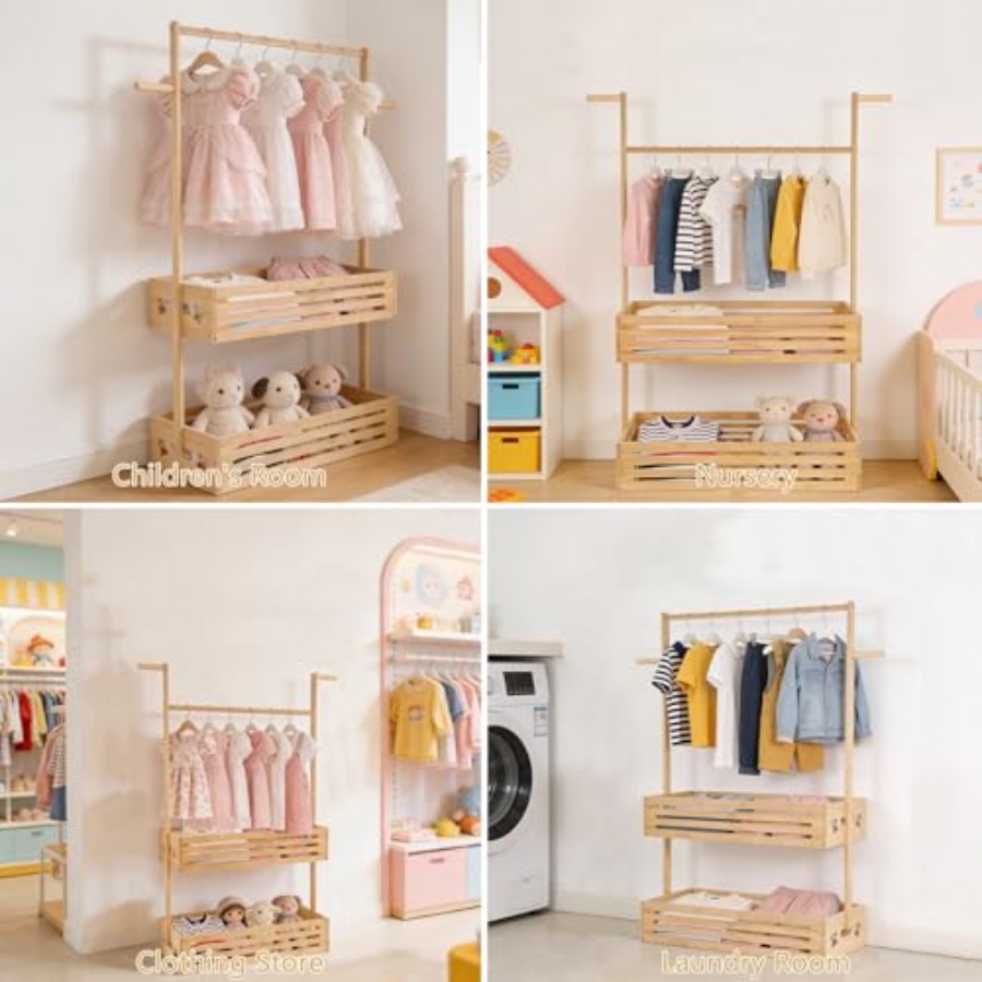 Extra Large Clothing Rack for  - Baby Clothing Hanging Rack avis et prix