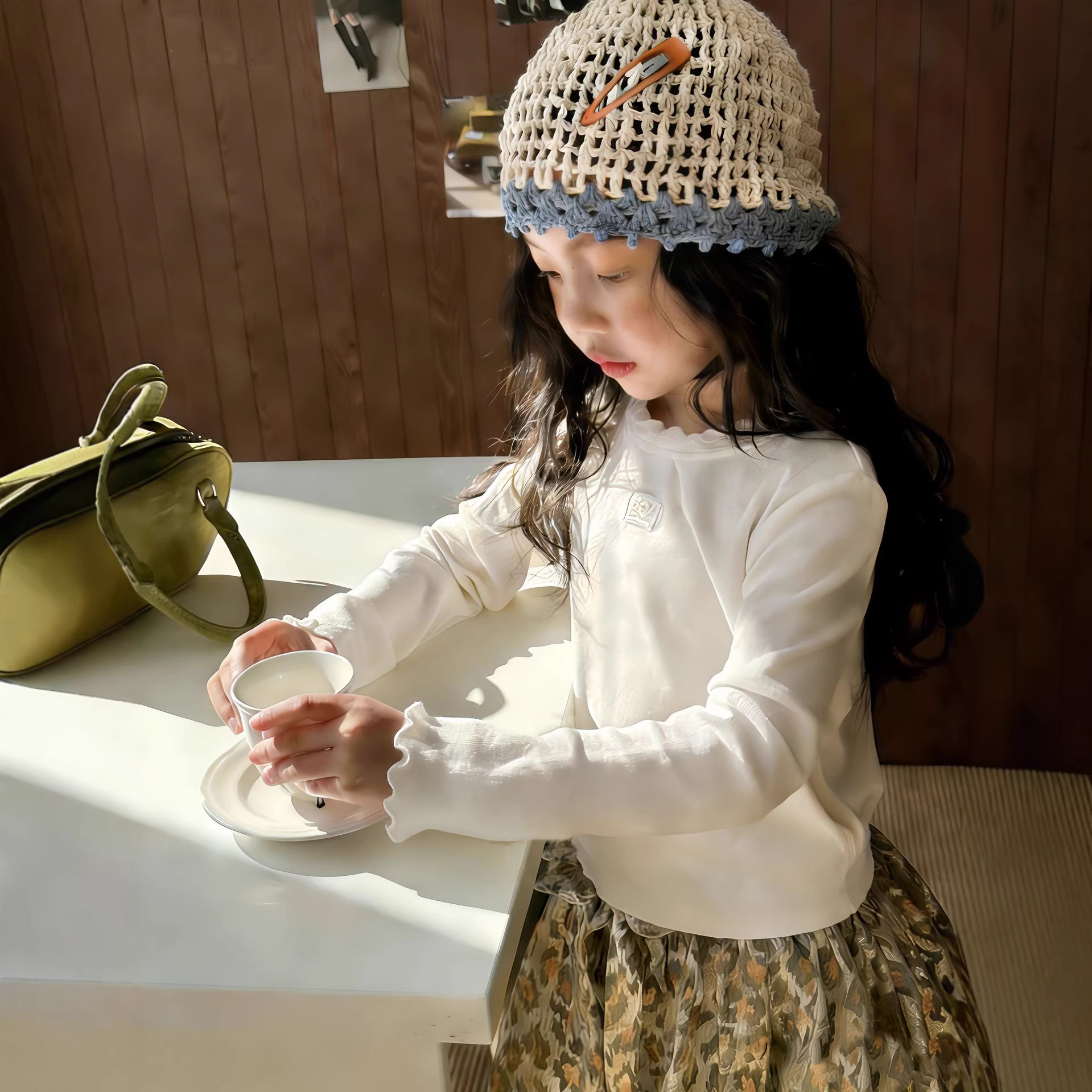 Children Versatile Base Shirt  - Baby Clothing Labels avis et prix
