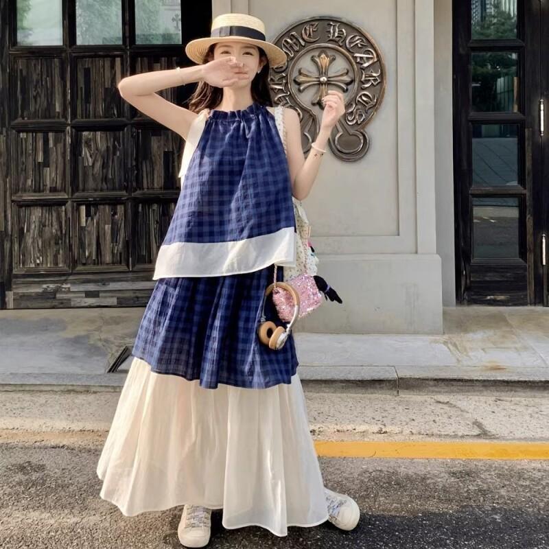 Women's Blue Plaid Two Piece S - Summer Short Set avis et prix