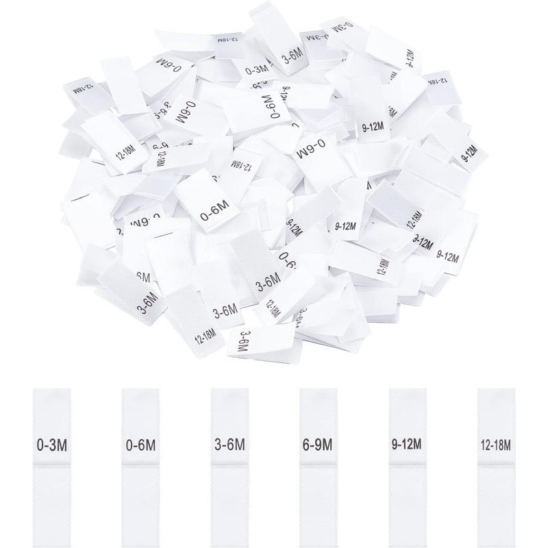 600 Pcs Clothing Month Labels  - Baby Clothing Labels avis et prix