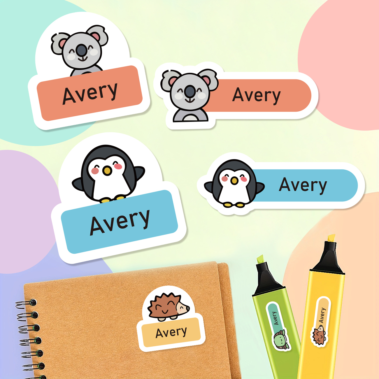 124PCS Custom Name Stickers Cu - Baby Clothing Labels avis et prix