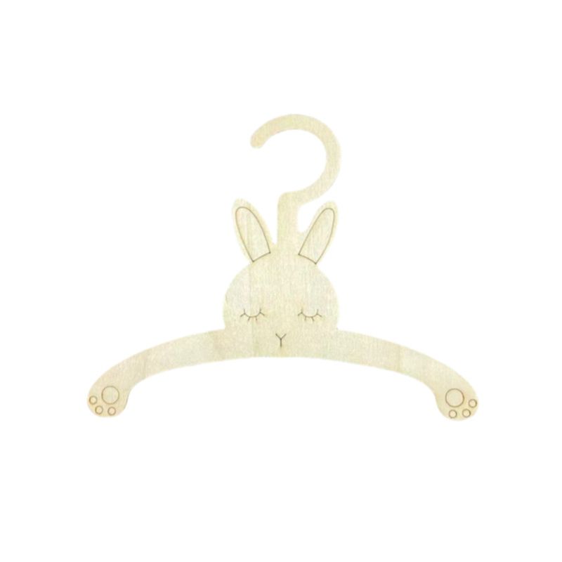 20PCS Cute Wooden Clothes Hang - Baby Clothing Hanging Rack avis et prix