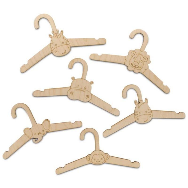 20PCS Cute Wooden Clothes Hang - Baby Clothing Hanging Rack avis et prix