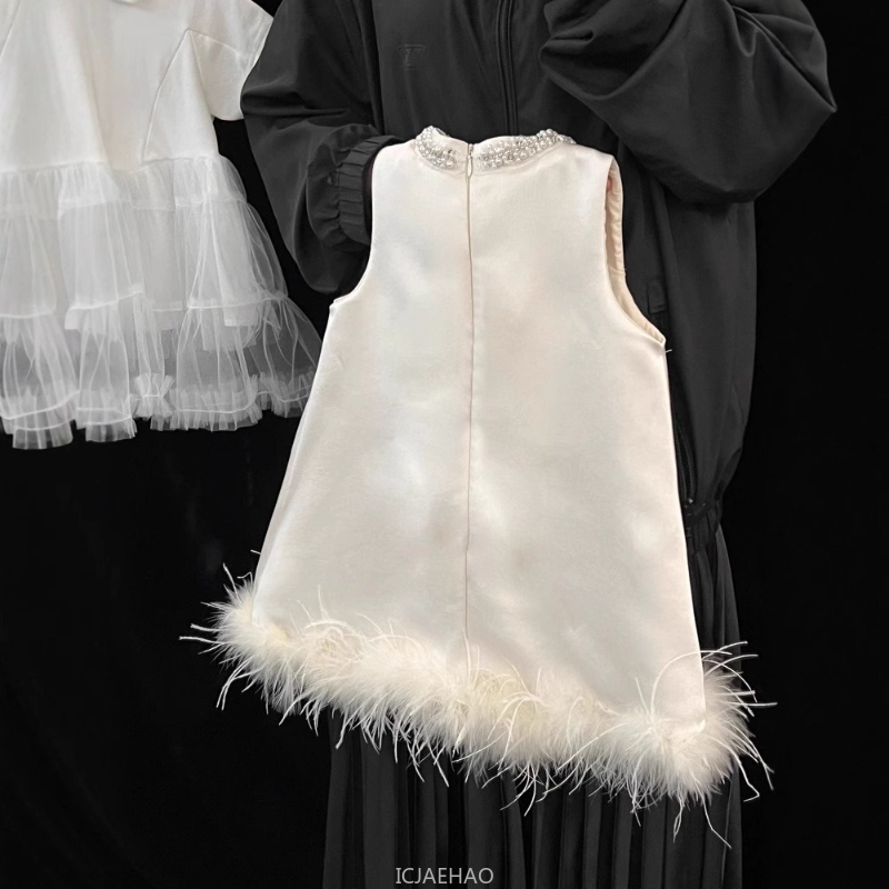 2025 New Girls Satin Feather P - Baby Clothing Gift Set avis et prix