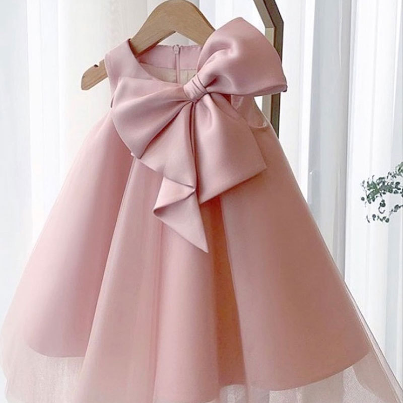 Summer Big Bow Baby Girl Dress - Baby Xl avis et prix