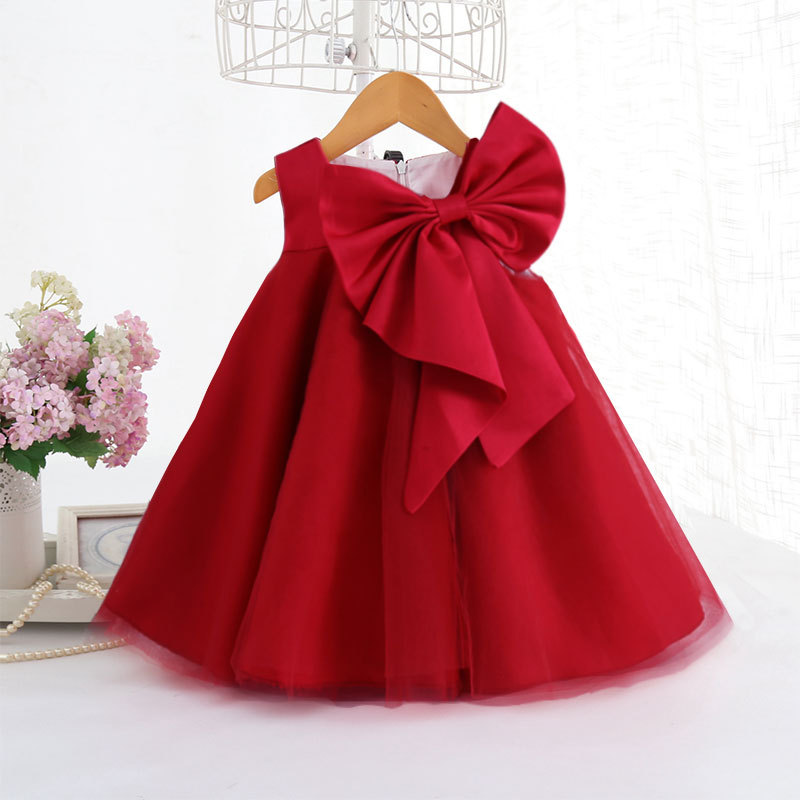 Summer Big Bow Baby Girl Dress - Baby Xl avis et prix