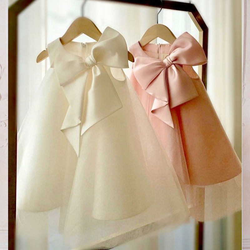 Summer Big Bow Baby Girl Dress - Baby Xl avis et prix