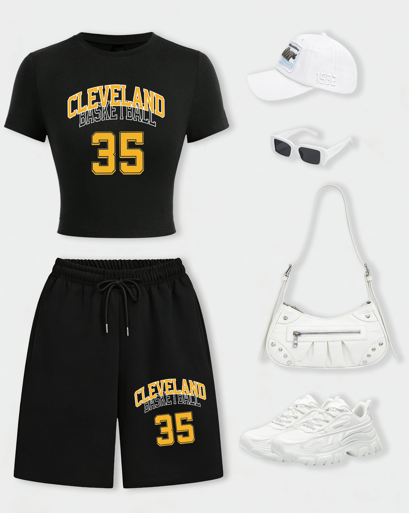 Cleveland Basketball 35 Women  - Summer Short Set avis et prix