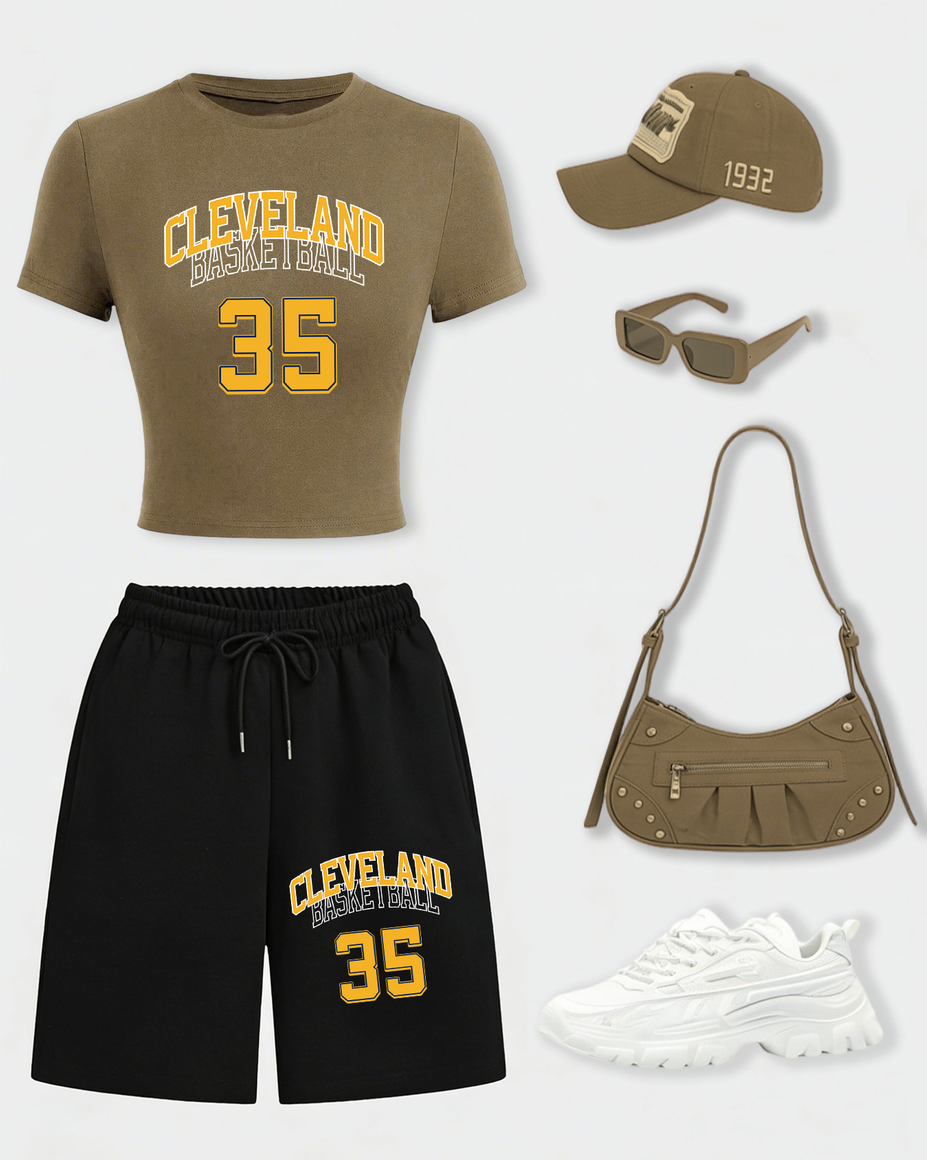 Cleveland Basketball 35 Women  - Summer Short Set avis et prix