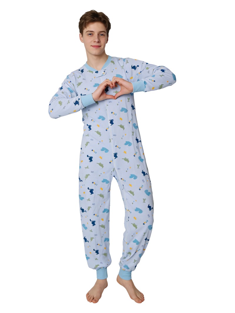 XXXL Adult Underwear Blue Dino - Baby Clothing Patterns avis et prix