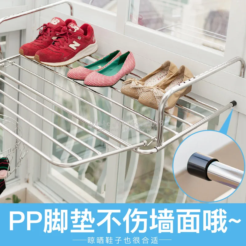 Extendable Stainless Steel Fol - Baby Clothing Hanging Rack avis et prix
