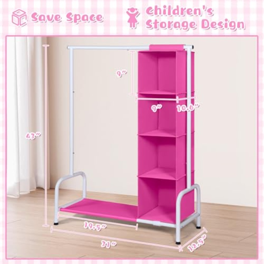 Clothing Rack with Hanging Org - Baby Clothing Hanging Rack avis et prix