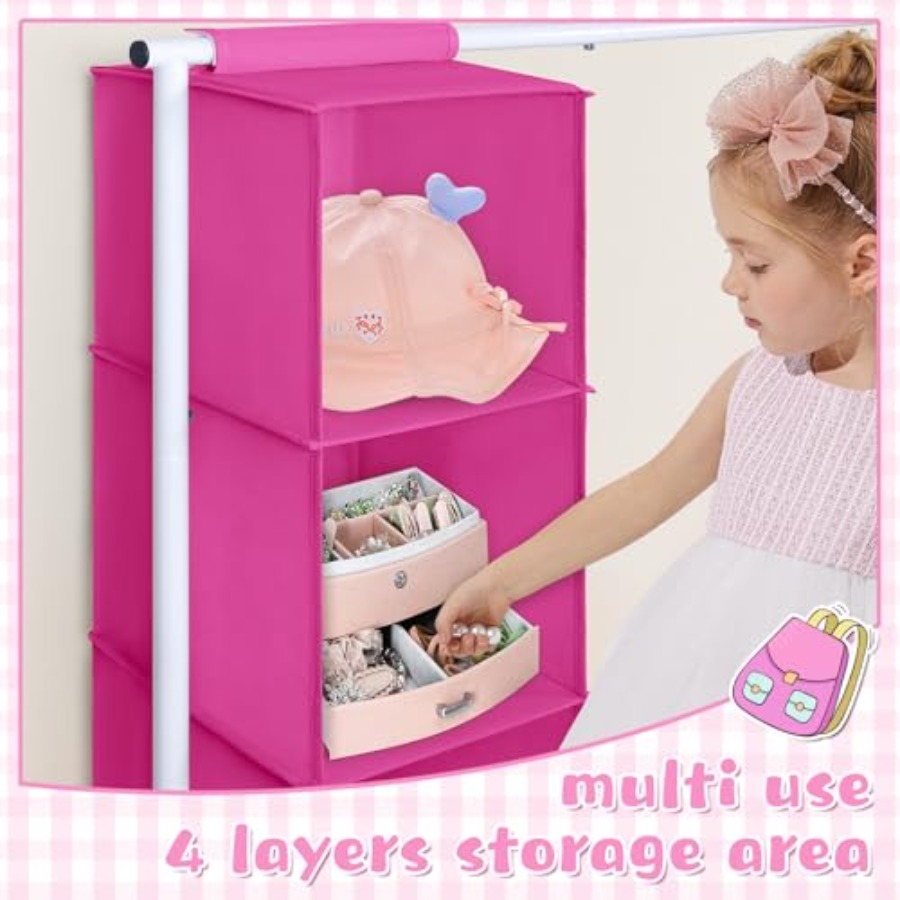 Clothing Rack with Hanging Org - Baby Clothing Hanging Rack avis et prix