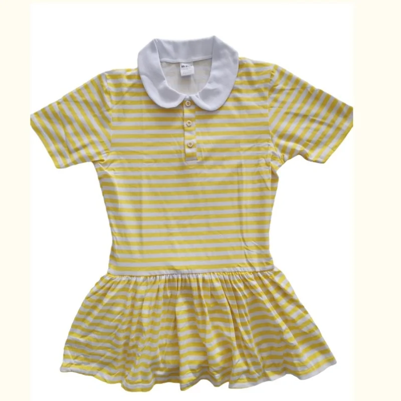 Playsuit Printed Yellow Stripe - Baby Clothing Patterns avis et prix