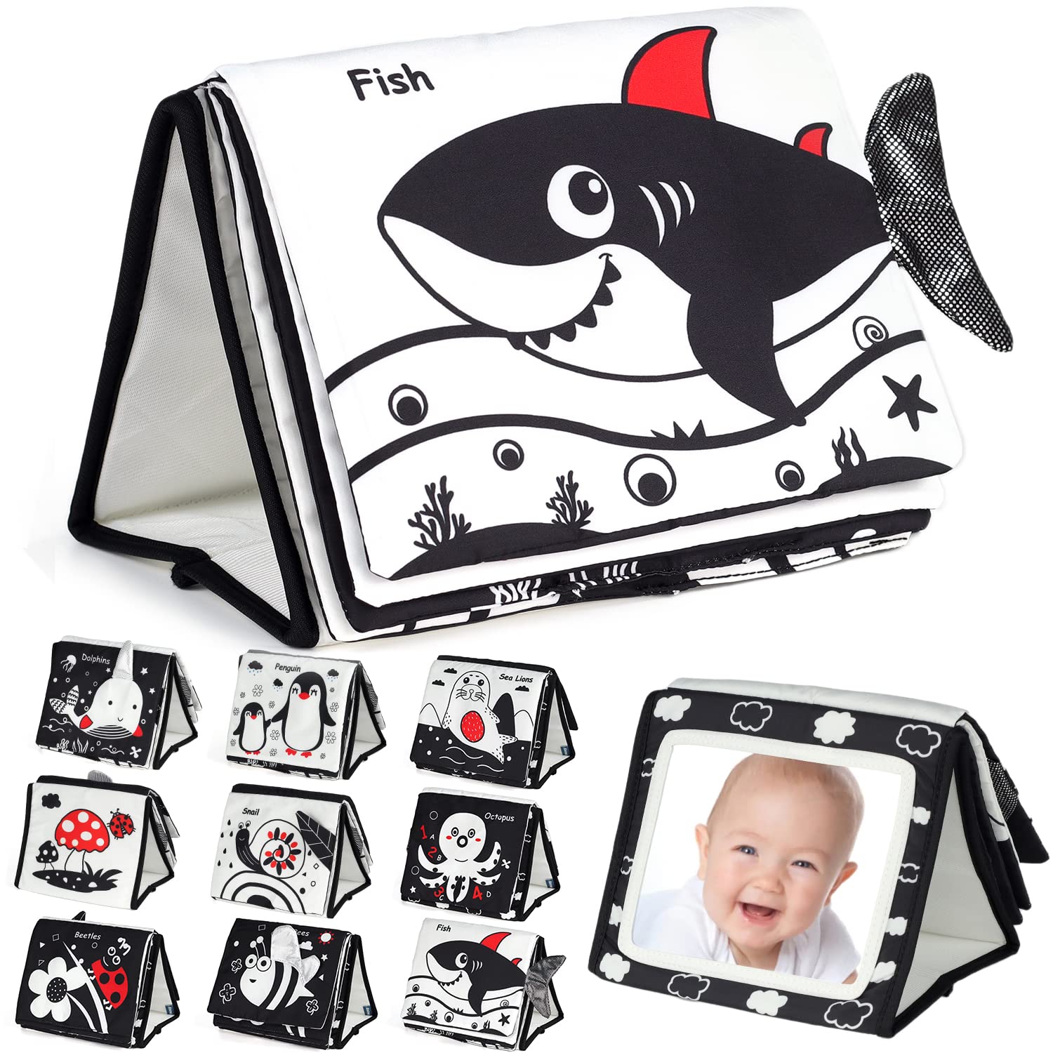 Tummy Time Mirror for Babies B - Baby Clothing Gift Set avis et prix