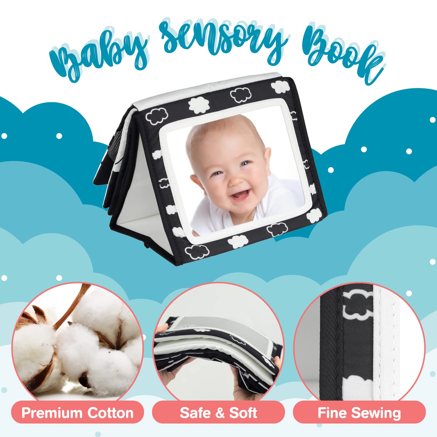 Tummy Time Mirror for Babies B - Baby Clothing Gift Set avis et prix