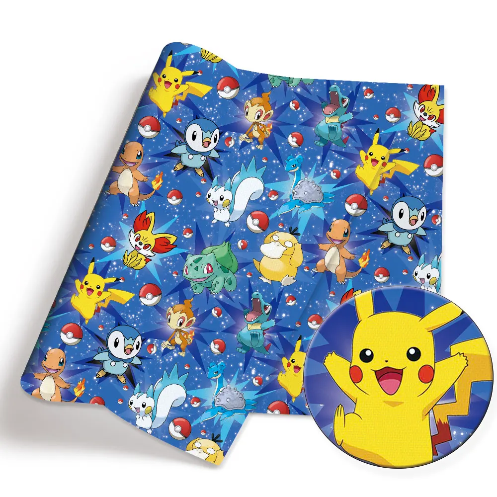 Pokemon Cartoon Fabric140*50cm - Baby Clothing Quilt avis et prix