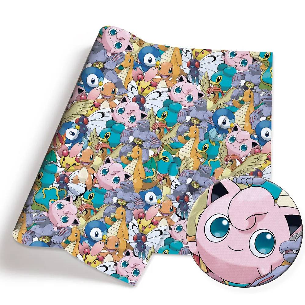 Pokemon Cartoon Fabric140*50cm - Baby Clothing Quilt avis et prix