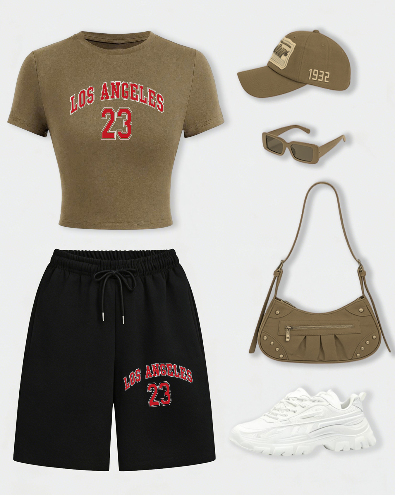 Los Angeles 24 Creative Letter - Summer Short Set avis et prix