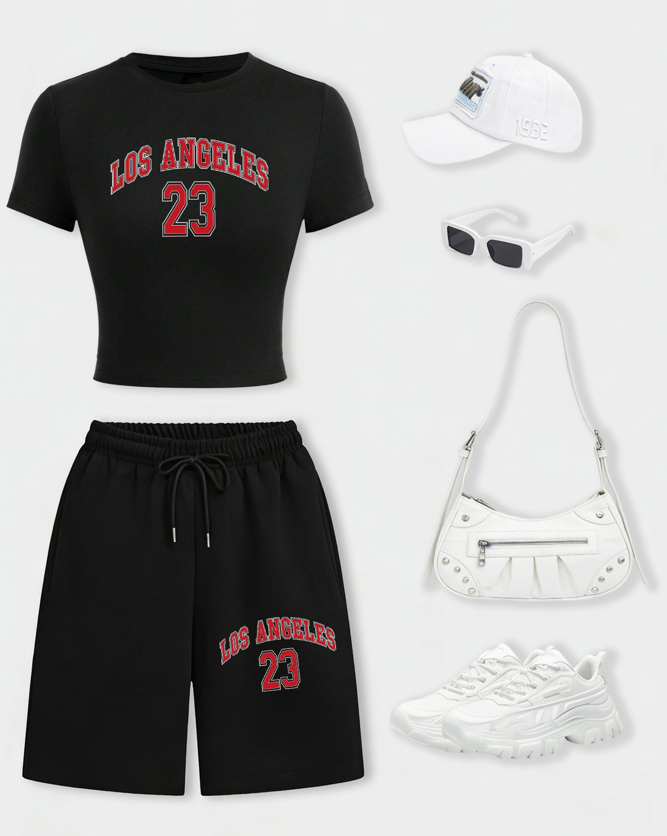 Los Angeles 24 Creative Letter - Summer Short Set avis et prix