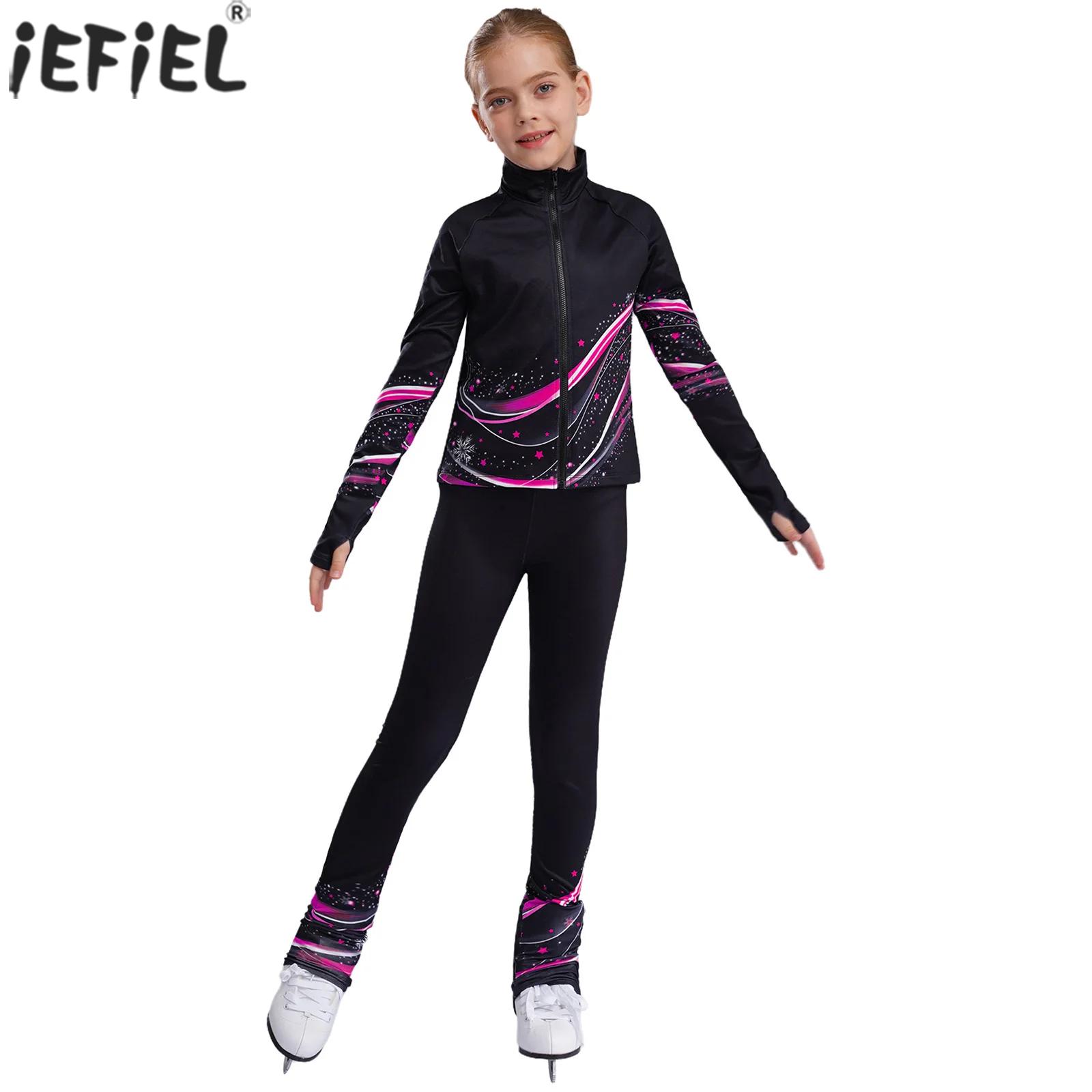 Kids Girls Fleece Figure Skati - Toddler Legging Set avis et prix