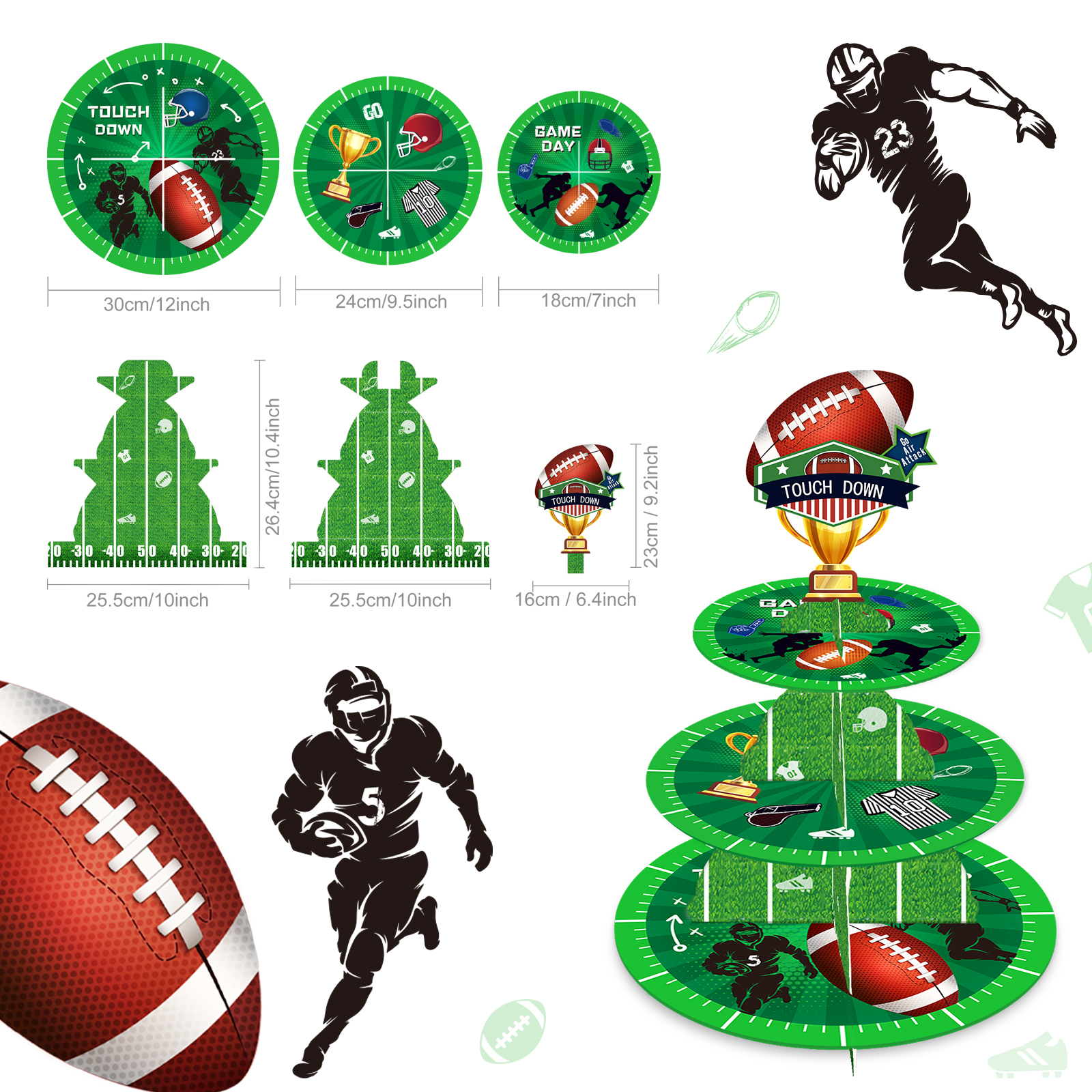 3 Layers Sports Rugby Football - Baby Clothing Display Stand avis et prix