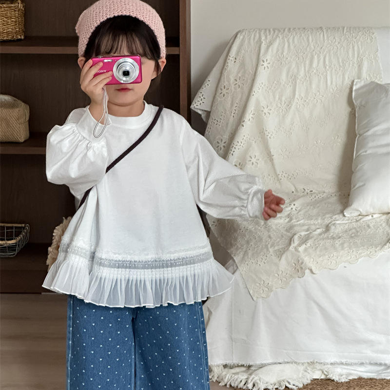 Girls' Blouse 2025 Autumn New  - Baby Clothing Industry avis et prix